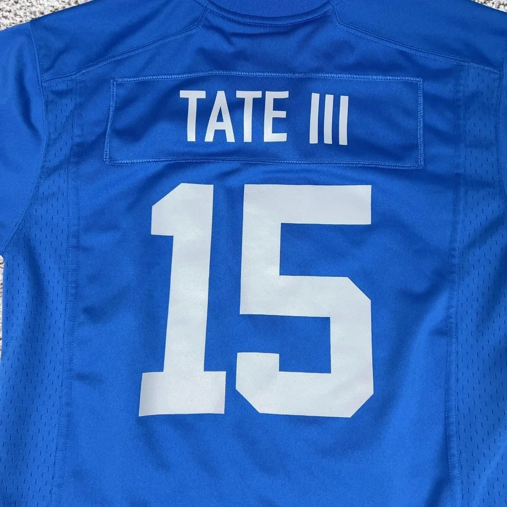 Detroit Lions Jersey‎ Boys Youth Large Blue NFL Football Nike Golden Tate III 15